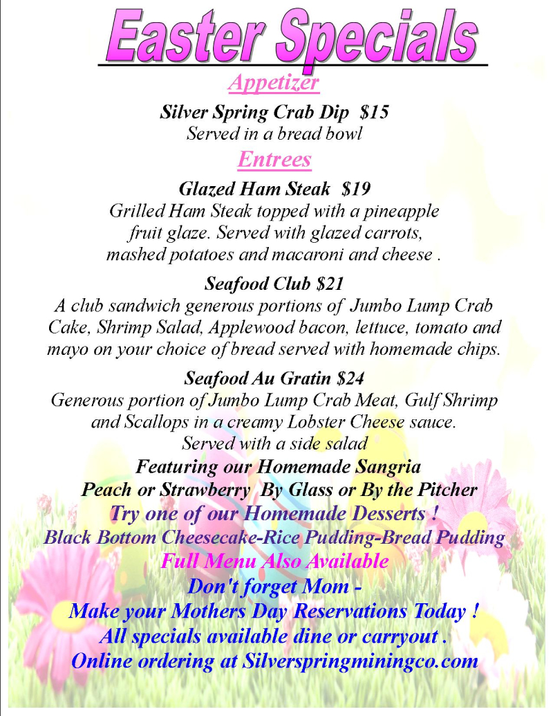 Home Silver Spring Mining Co. Restaurant